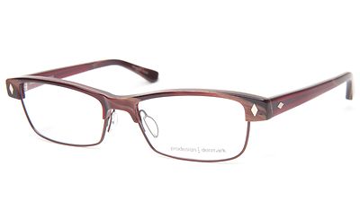 NEW PRODESIGN DENMARK 1745 c.3834 BURGUNDY EYEGLASSES FRAME 52-16-140 B31mm