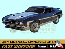 Compatible With 1971 1972 1973 Mustangmach 1boss 351 Stripe Hockeystick Rally Compatible With 1971 1972 1973 Mustangmach 1boss 351 Stripe Hockeystick Rally