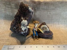 Two Large, Red Lava Rocks, Perfect for Succulents, Aquariums, and More