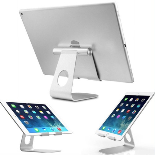 Tablet Stand Adjustable Rotatable Aluminum Charging Holder Desktop - 第 3/6 張圖片