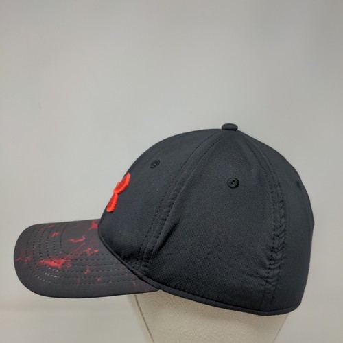 Cappello aderente Under Armour nero grande/XL logo ricamato fori sfiato - Foto 3 di 7