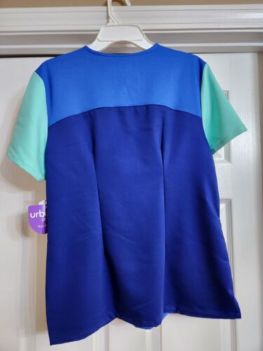 Urbane Ultimate Scrub Top Donna Slim Fit Scollo a V - 9055 Taglia Small Blu/Come Nuovo - Foto 2 di 3