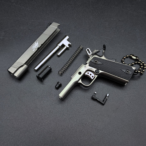 NEU 1:3 schwarz Mini Kimber 1911 Gewehr Pistole Spielzeug Miniatur Modell Schlüsselanhänger - Bild 11 von 24