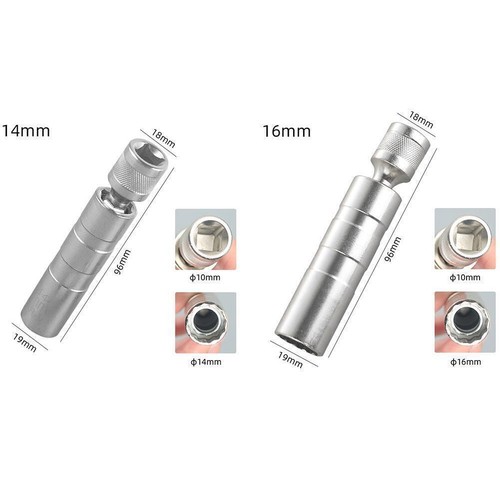 Spark Plug Socket Wrench 3/8 Drive 14MM SparkPlug SocketRemoval Tool Q9E9 B6H3 - Picture 12 of 12