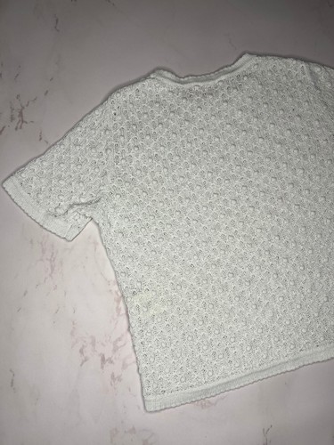 Camiseta blusa de encaje blanca Sezane para mujer talla S - Imagen 9 de 9