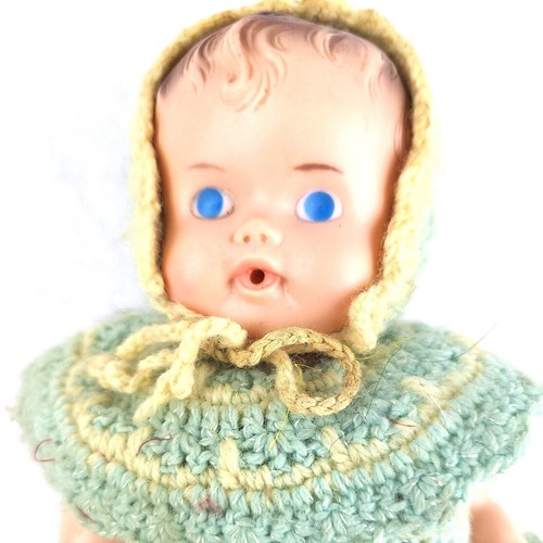 "Muñeca de colección Ruth E Newton The Sun Rubber Co 8"" 1957 con traje hecho a mano" - Imagen 2 de 7