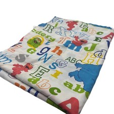 Sesame Street Alphabet Characters Twin Flat Sheet 100 Polyester