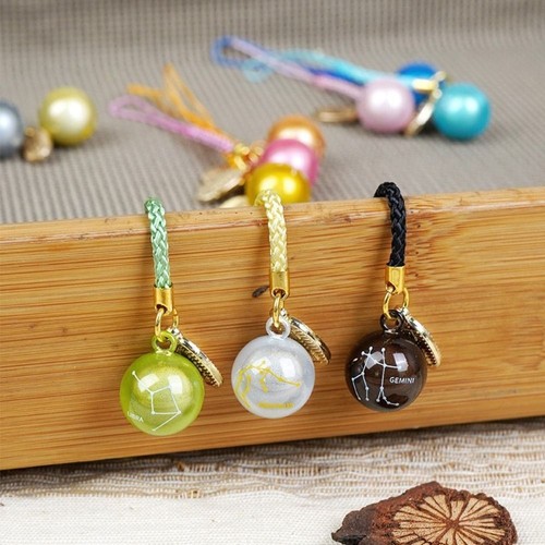 Water Sound Lucky Bell Keychain Hanging Pendant Phone Bell Straps Friend Gift - 第 3/24 張圖片