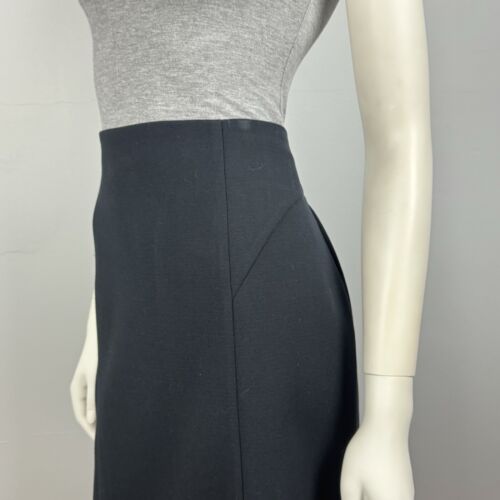 M&S Marks and Spencer Plus Size 20 Straight Pencil Skirt Black Midi Lined Women - Picture 4 of 14