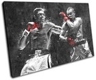 Boxing Dream fight Ali Joe Louis Sports SINGLE CANVAS WALL ART Picture Print