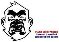 Angry Monkey Graphic Die Cut decal sticker Car Truck Boat Window Laptop Wall 22"