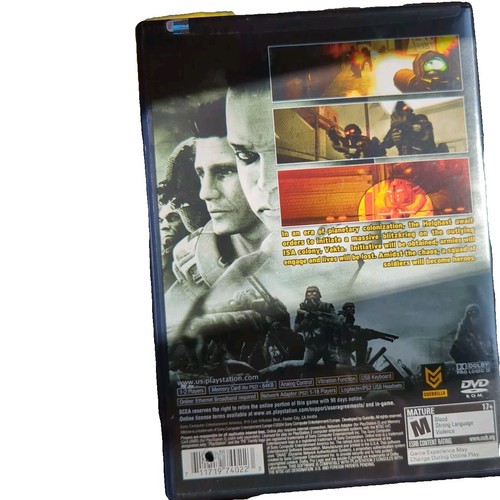 Killzone (Sony PlayStation 2, 2004) Black Label Brand New Hole In Case - Picture 2 of 7