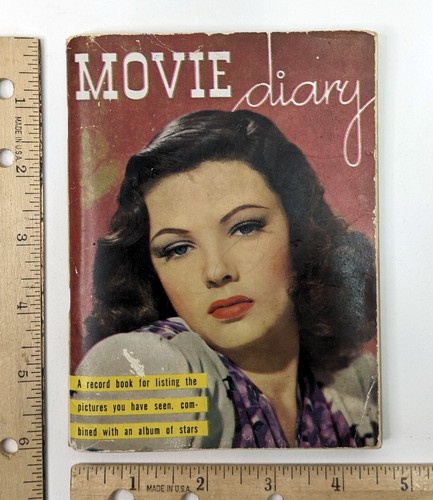 Movie Diary 1943 Wm. H. Kofoed Record Book & Movie Stars Photo Album Scarce Pb - Picture 2 of 11