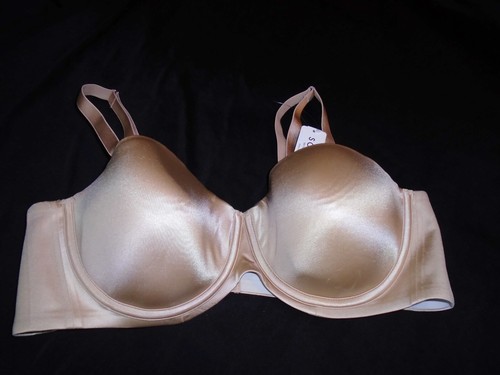 40C NWT Shiny Beige Lightly Lined Underwire SOMA Vanishing Strapless Bra 40C - Picture 2 of 6