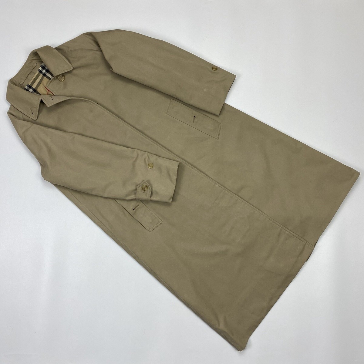 BURBERRYS 一枚袖 80s made in ENGLAND レディース 古着 80s England製 Burberrys 「1枚袖」 裏地