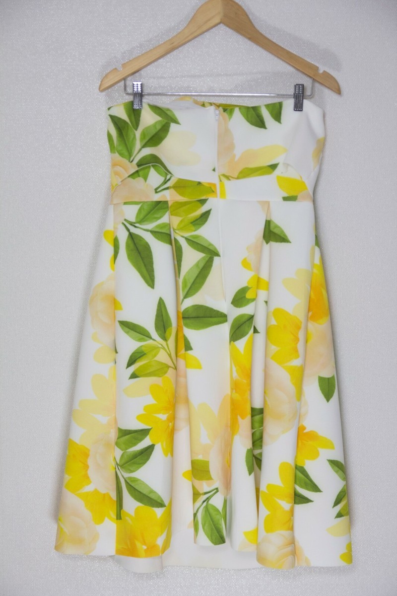 ASOS DESIGN floral bandeau crop top prom midi dress US10/Uk14/eu 42 | eBay