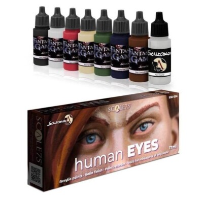 Human Eyes - Scale 75 - Farbset Acrylfarbe Matt