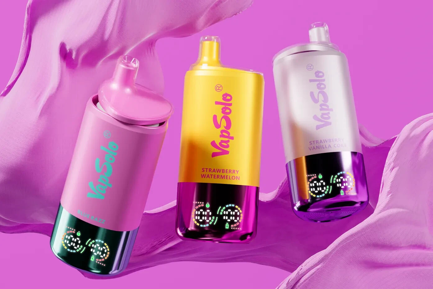 Vaper VapSolo Triple 60.000 Puffs 3 Sabores en 1