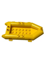 LEGO (1) Piece  Inflatable Boat/Raft 12 x 6 PN 30086 yellow