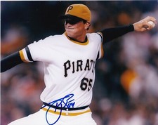 TONY WATSON   PITTSBURGH PIRATES   ACTION SIGNED 8x10