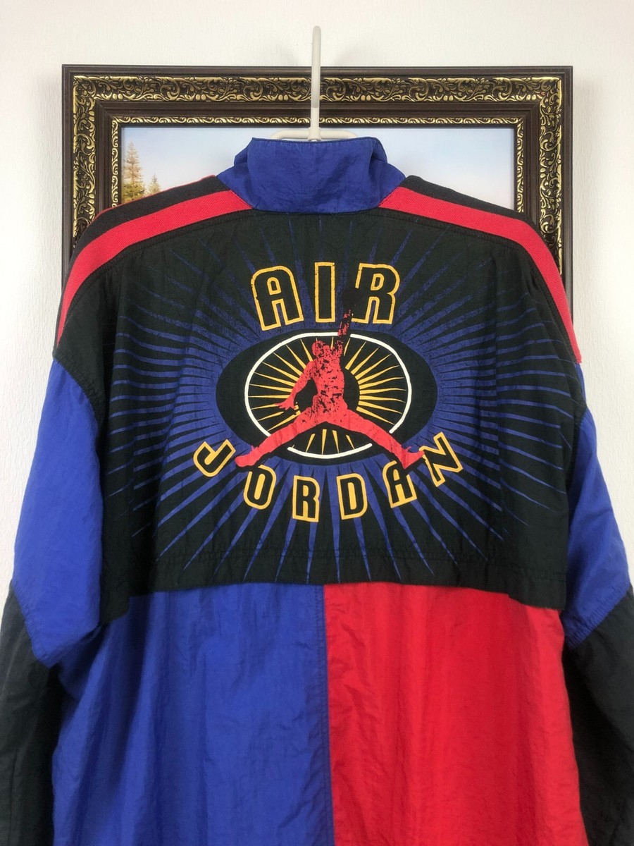 Vintage 1990s Nike Authentic Air Jordan Windbreaker Jacket Rare
