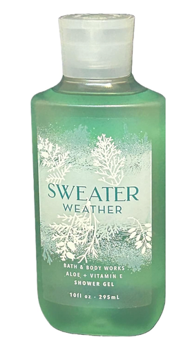 3 BATH & BODY WORKS WOMEN SWEATER WEATHER SHOWER GEL BODY WASH 10 FL OZ 2020 LOT - Picture 2 of 3