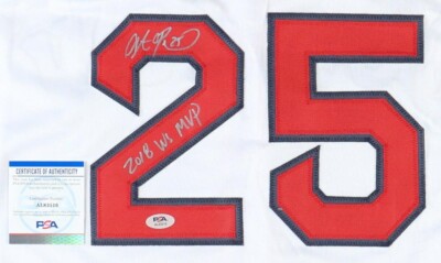 Steve Pearce Signed Boston Red Sox Jersey Inscribed Steve Pearce Signed Boston Red Sox Jersey Inscribed
