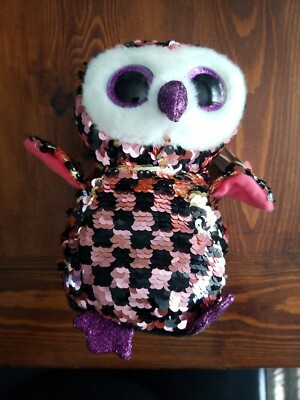 Beanie Boos Checks the Owl November 19th Sequinned Flippables