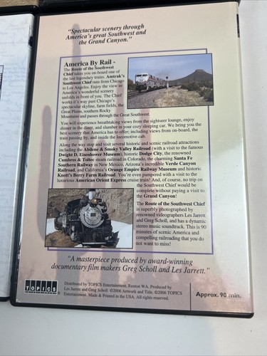 America By Rail on DVDs 2008 4-Disc Set - Colorado, Winter Wonderland, Southwest - Picture 13 of 15