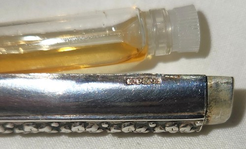 Exceptional Ari D Norman London Perfume Bottle in Sterling Silver Case Pendant - Picture 16 of 19