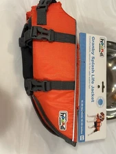 Outward Hound Dog Life Jacket Size Small 15-30 lbs Orange New Hunters Orange