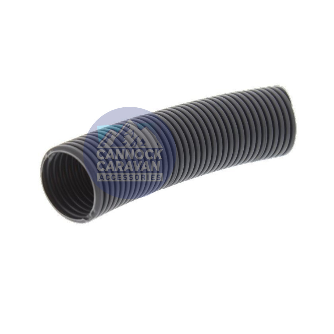 1m Waste Water Pipe 28.5mm ID Convoluted Grey Hose 1 Metre Caravan Motorhome