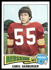 1975 Topps #419 Chris Hanburger - EX