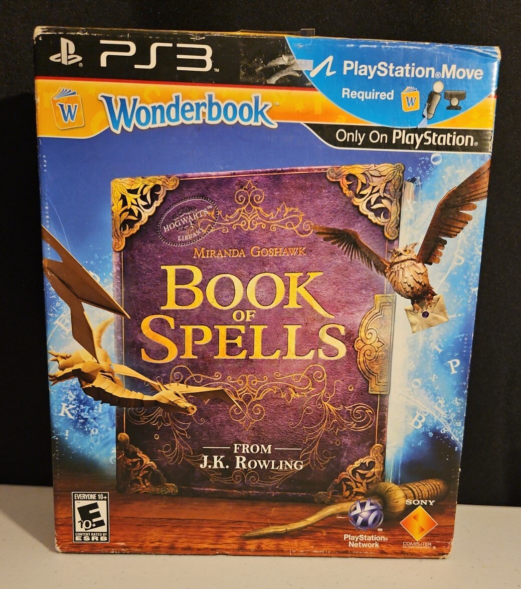 新品未開封　PS3  ブック オブ スペルズ　ハリーポッター Wonderbook: Book of Spells PlayStation 3 PS3 - Harry Potter New