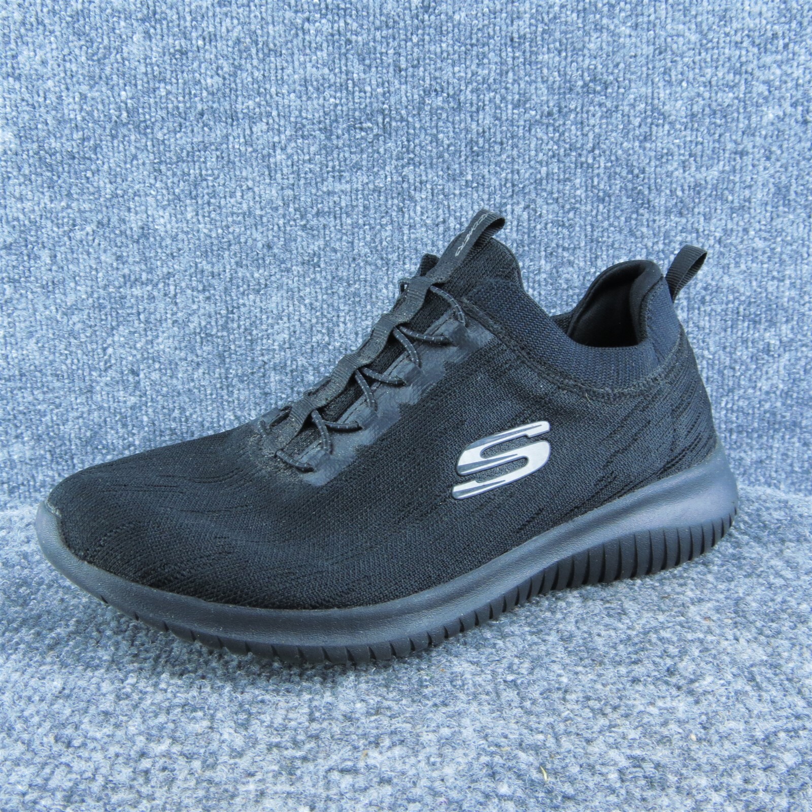 SKECHERS Ultra Flex Air Cooled Women Sneaker Shoes Black Fabric