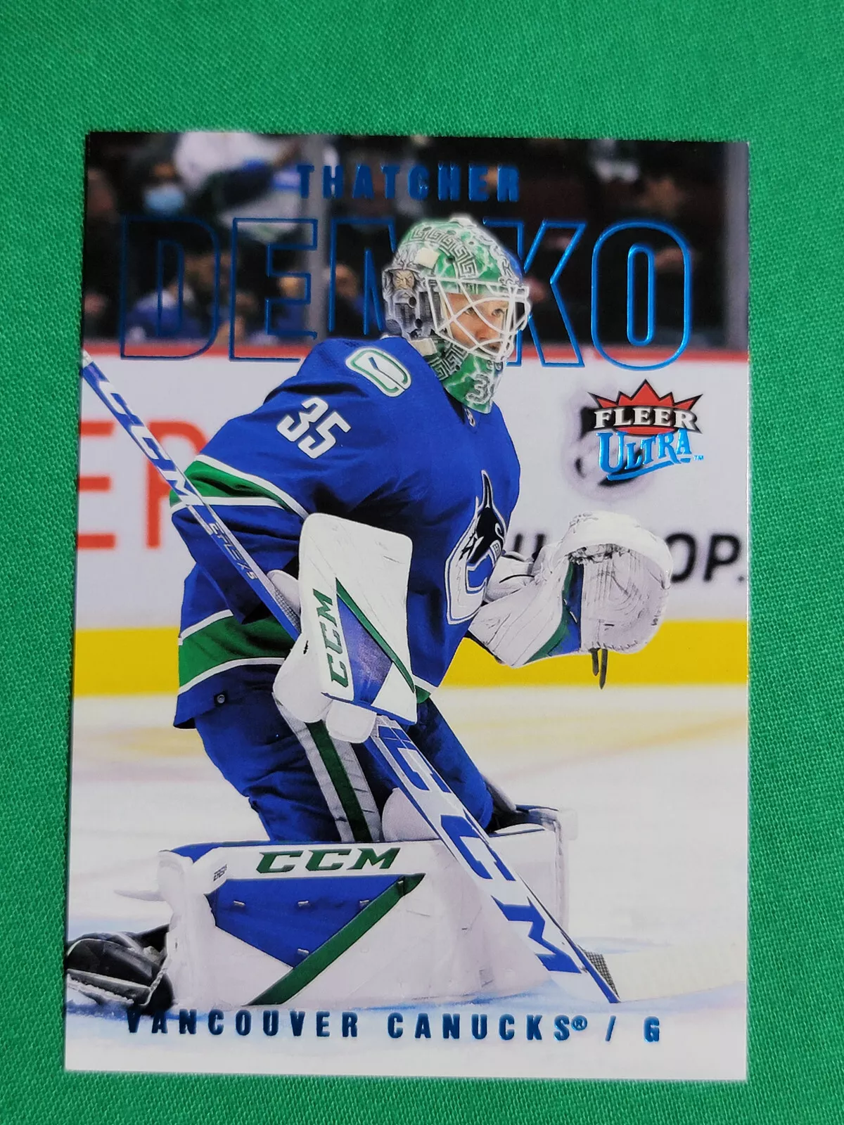 Thatcher Demko trading card