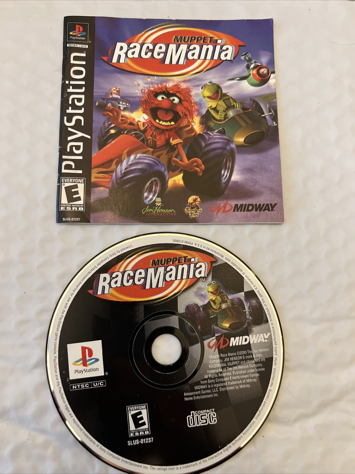 Muppet Race Mania (PlayStation 1 PS1) Disc & Manual Only 31719268481 eBay