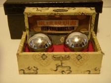 CHINESE HEALTH EXERCISE STRESS BAODING BALLS RELAXATION THERAPY DRAGON DESIGN