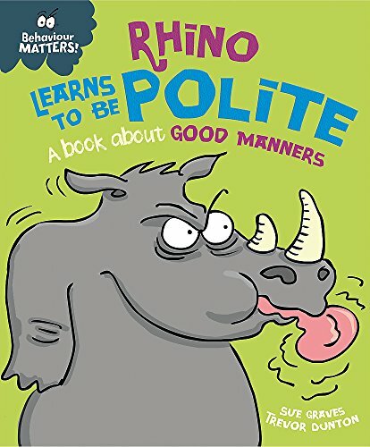 Rhino Learns to be Polite - A book about good manners (Behaviour Matters) - Image 6