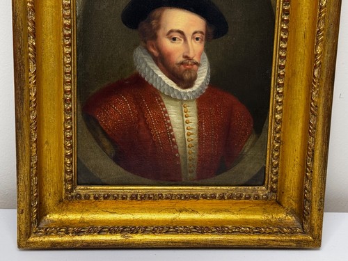 Oil Painting Sir Walter Raleigh Explorer Poet Courtier Follower Hans Holbein - Picture 8 of 24
