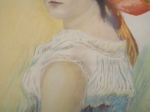 Pierre-Auguste RENOIR : La jeune femme au foulard coloré, Lithographie signée - Picture 6 of 8