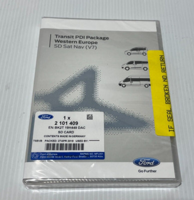 Original Ford Transit/Tourneo Navigation Map Secure Digital (SD) Karte 2101409