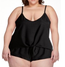 Secret Treasures Women's and Women's Plus Knotted Cami-Tap Shorts Set 3X - New 