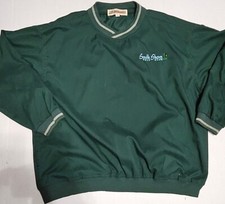 Vtg Akwa South Shore Golf Club Pullover Long Sleeve V Neck Mens Med Made In USA