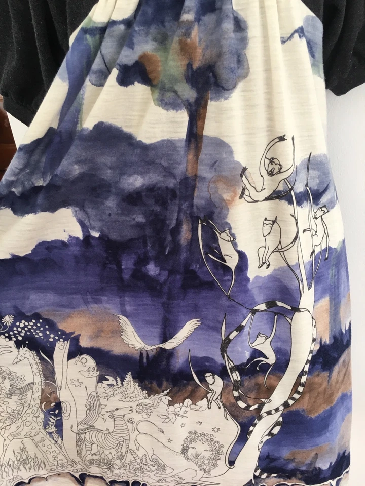 VESTIDO TSUMORI CHISATO TALLA S ANIMAL PRINT Foto 3 de 4