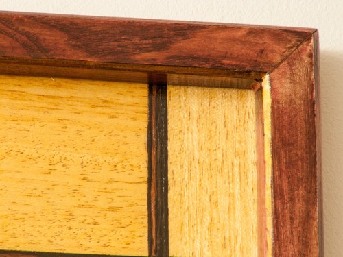 Ethnos samburu guerrier marqueterie bois mur art décoration murale en bois... - Imagen 3 de 14