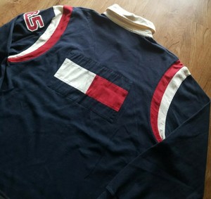 tommy hilfiger flag rugby shirt