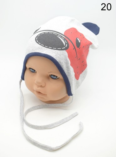 Baby Boy Hat Tie Up Cap Toddler Infant Spring Lace Up Hat Cotton - Picture 26 of 61