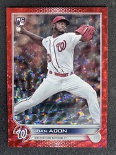 2022 Topps Series 2 Joan Adon RC #360 Red Foilboard Parallel /199 Nationals