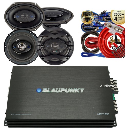 BLAUPUNKT AMP1404 1500 WATTS AMP + 4x 